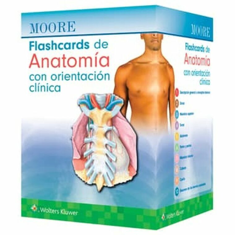 Moore. Flashcards de Anatomía con orientación clínica